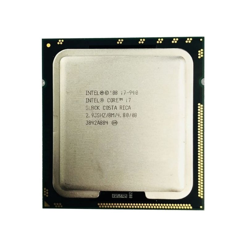 Intel Core i7-940 Processor, 4 Cores, 8 Threads, 2.93 GHz, LGA 1366, 8MB Cache - Desktop CPU