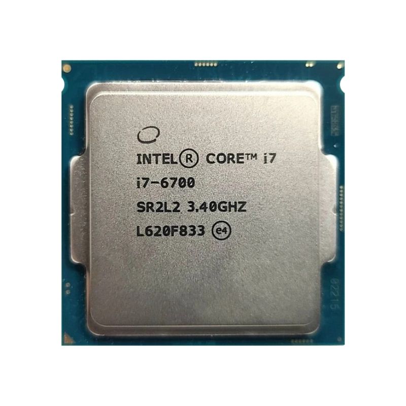 Intel Core i7-6700 Processor, 4 Cores, 8 Threads, 3.4 GHz (4.0 GHz Turbo), LGA 1151, 8MB Cache - Desktop CPU