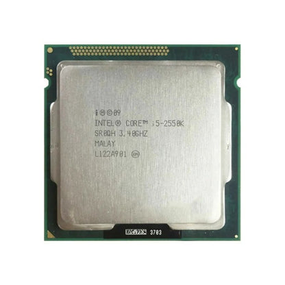 Intel Core i5-2550K Processor, 4 Cores, 4 Threads, 3.4 GHz (3.8 GHz Turbo), LGA 1155, 6MB Cache - Desktop CPU