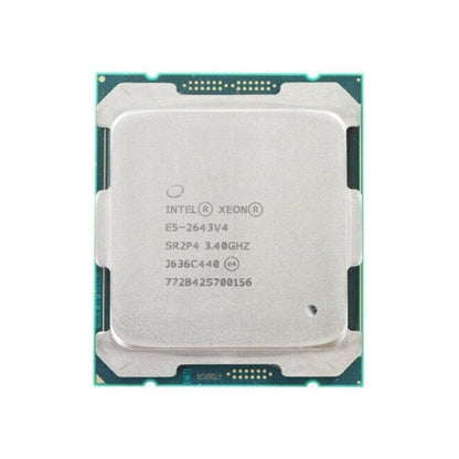 Intel Xeon E5-2643 v4 Processor, 6 Cores, 12 Threads, 3.4 GHz (3.7 GHz Turbo), LGA 2011-3, 20MB Cache - Server CPU