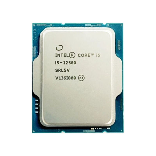 Intel Core i5-12500 Processor, 6 Cores, 12 Threads, 3.0 GHz (4.6 GHz Turbo), LGA 1700, 18MB Cache - Desktop CPU