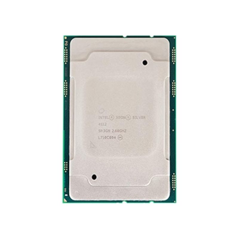 Intel Xeon Silver 4112 Processor, 4 Cores, 8 Threads, 2.6 GHz, LGA 3647, 8.25MB Cache - Server CPU