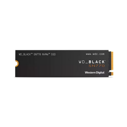 WD_BLACK SN770 1TB NVMe Internal Gaming SSD, PCIe Gen 4, M.2 2280, 5150 MB/s Read - High-Performance Storage