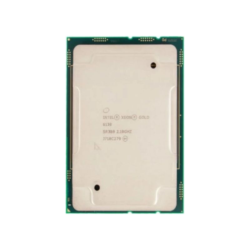 Intel Xeon Gold 6130 Processor, 16 Cores, 32 Threads, 2.1 GHz (3.7 GHz Turbo), LGA 3647, 22MB Cache - Server CPU