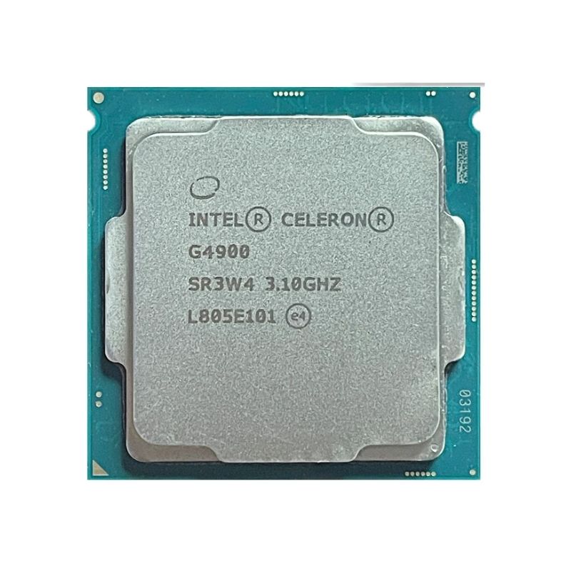 Intel Pentium Gold G4900 Processor, 2 Cores, 4 Threads, 3.1 GHz, LGA 1151, 4MB Cache - Desktop CPU