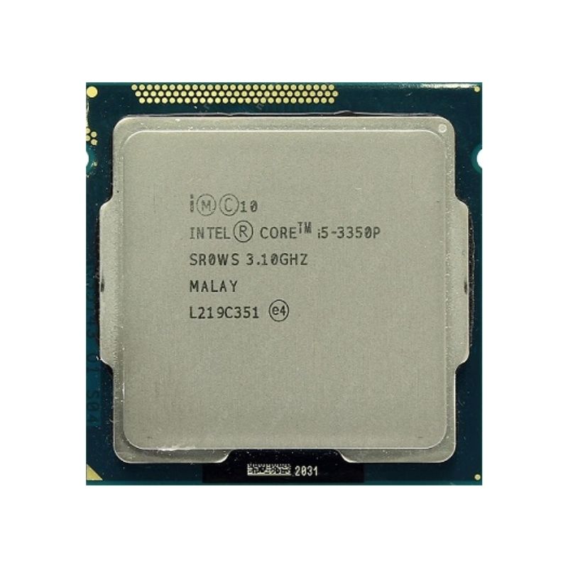 Intel Core i5-3350P Processor, 4 Cores, 4 Threads, 3.1 GHz, LGA 1155, 6MB Cache - Desktop CPU