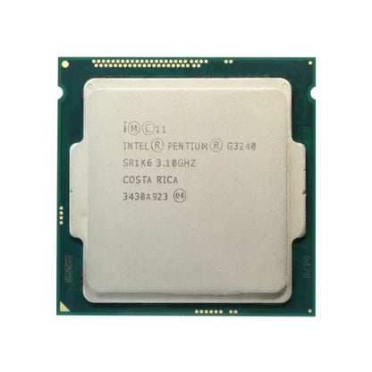 Intel Pentium G3240 Processor, 2 Cores, 2 Threads, 3.1 GHz, LGA 1150, 3MB Cache - Desktop CPU