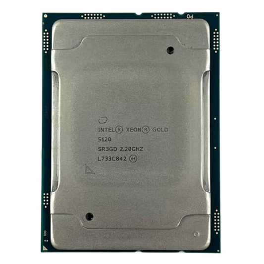 Intel Xeon Gold 5120 Processor, 14 Cores, 28 Threads, 2.3 GHz (3.6 GHz Turbo), Socket 3647, 19.25MB Cache - Server CPU