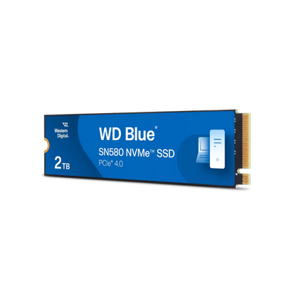 WD Blue SN580 2TB NVMe SSD, PCIe Gen 4.0 x4, M.2 2280, Up to 4,150 MB/s Read, WDS200T3B0E  SSD