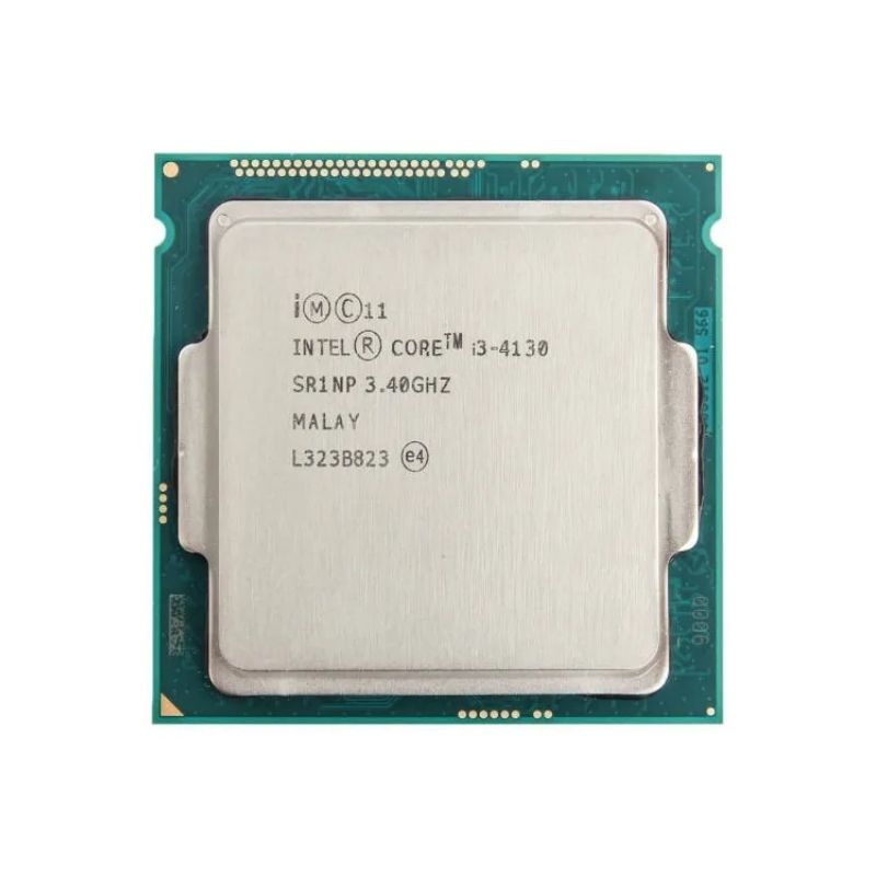 Intel Core i3-4130 Processor, 2 Cores, 4 Threads, 3.4 GHz, LGA 1150, 3MB Cache - Desktop CPU