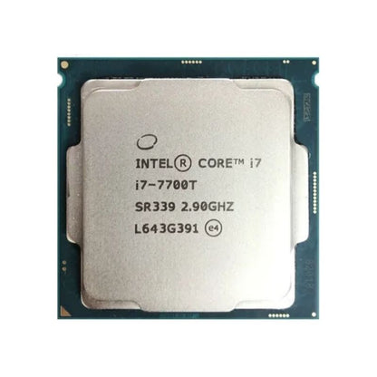 Intel Core i7-7700T Processor, 4 Cores, 8 Threads, 2.9 GHz (3.8 GHz Turbo), LGA 1151, 8MB Cache - Desktop CPU