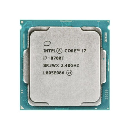 Intel Core i7-8700T Processor, 6 Cores, 12 Threads, 2.4 GHz (4.0 GHz Turbo), LGA 1151, 12MB Cache - Desktop CPU