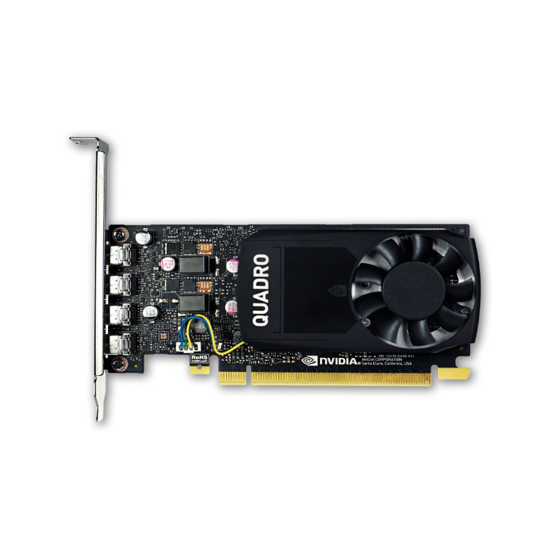 NVIDIA Quadro P620 Graphics Card, 2 GB GDDR5, 128-bit Memory Interface, 512 CUDA Cores, PCIe 3.0 x16