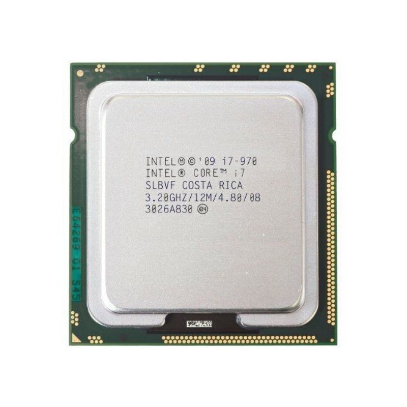 Intel Core i7-970 Processor, 6 Cores, 12 Threads, 3.2 GHz, LGA 1366, 12MB Cache - Desktop CPU