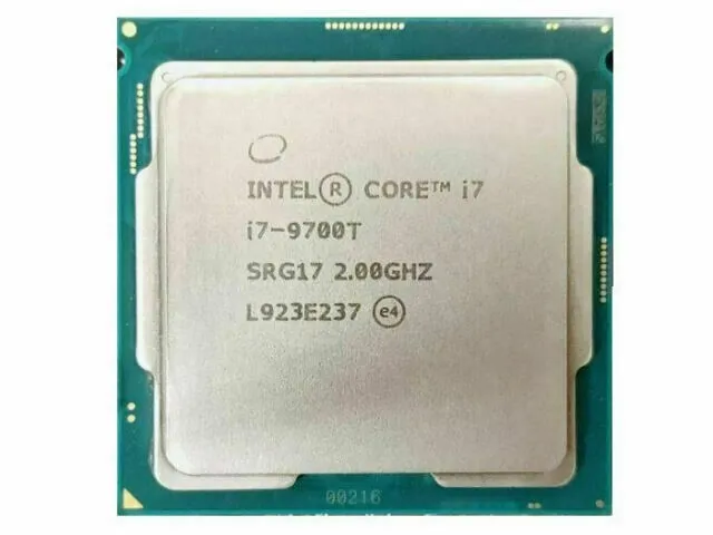 Intel Core i7-9700T Processor, 8 Cores, 8 Threads, 2.0 GHz (4.3 GHz Turbo), LGA 1151, 12MB Cache - Desktop CPU