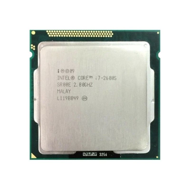 Intel Core i7-2600S Processor, 4 Cores, 8 Threads, 2.8 GHz (3.8 GHz Turbo), LGA 1155, 8MB Cache - Desktop CPU