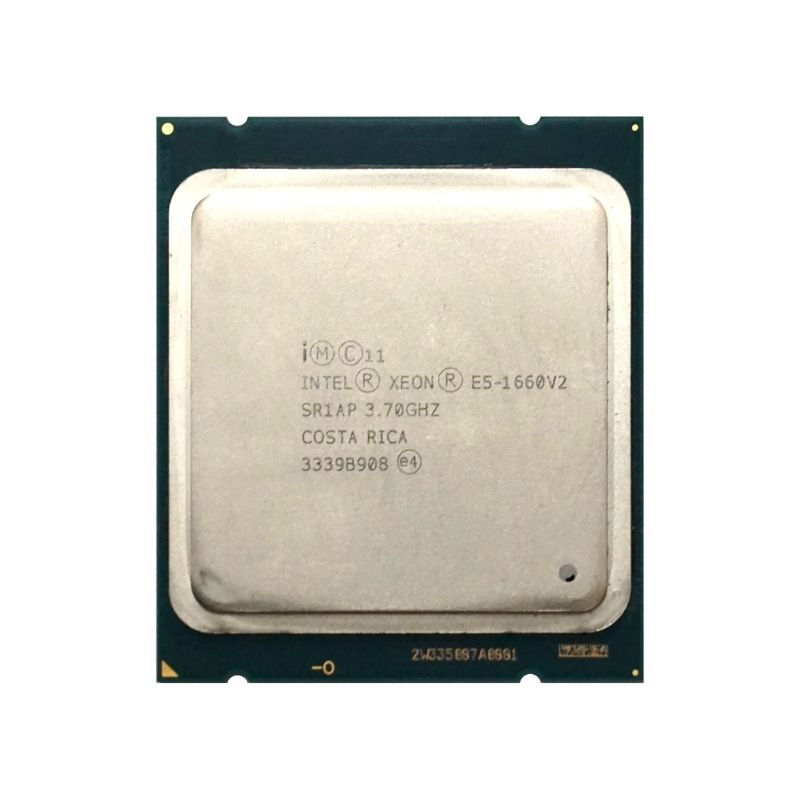 Intel Xeon E5-1660 v2 Processor, 6 Cores, 12 Threads, 3.7 GHz (4.0 GHz Turbo), LGA 2011, 15MB Cache - Server CPU