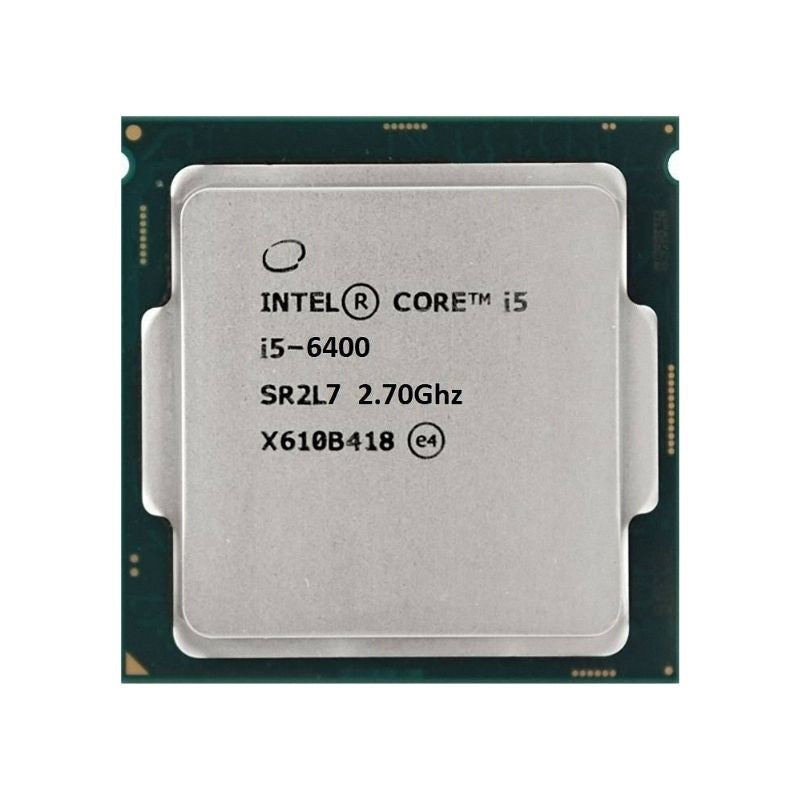 Intel Core i5-6400 Processor, 4 Cores, 4 Threads, 2.7 GHz (3.3 GHz Turbo), LGA 1151, 6MB Cache - Desktop CPU