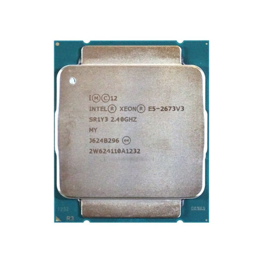 Intel Xeon E5-2673 v3 Processor, 12 Cores, 24 Threads, 2.4 GHz (3.2 GHz Turbo), LGA 2011-3, 30MB Cache - Server CPU