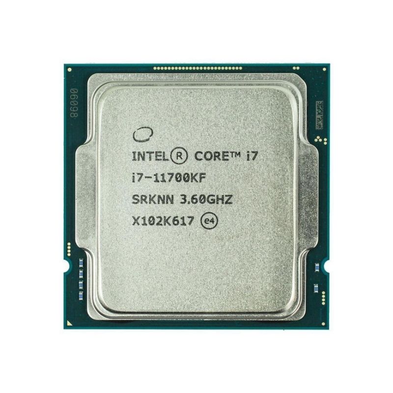 Intel Core i7-11700F Processor, 8 Cores, 16 Threads, 2.5 GHz (4.9 GHz Turbo), LGA 1200, 16MB Cache - Desktop CPU