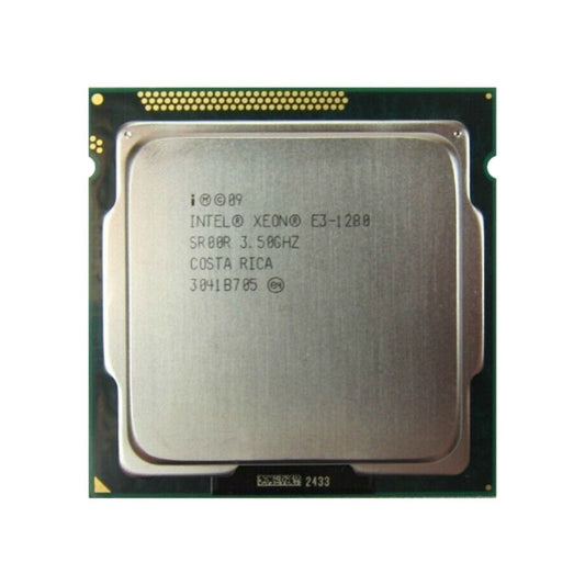 Intel Xeon E3-1280 Processor, 4 Cores, 8 Threads, 3.6 GHz (3.9 GHz Turbo), LGA 1155, 8MB Cache - Desktop CPU