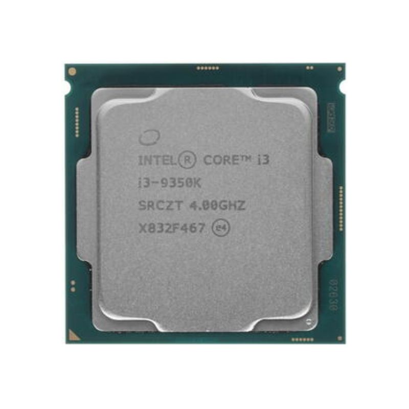 Intel Core i3-9350K Processor, 4 Cores, 4 Threads, 4.0 GHz (4.6 GHz Turbo), LGA 1151, 6MB Cache - Desktop CPU