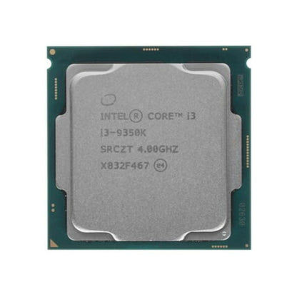 Intel Core i3-9350K Processor, 4 Cores, 4 Threads, 4.0 GHz (4.6 GHz Turbo), LGA 1151, 6MB Cache - Desktop CPU