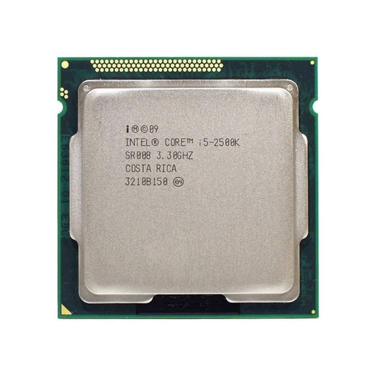 Intel Core i5-2500K Processor, 4 Cores, 4 Threads, 3.3 GHz (3.7 GHz Turbo), LGA 1155, 6MB Cache - Desktop CPU