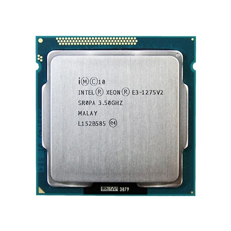 Intel Xeon E3-1275 v2 Processor, 4 Cores, 8 Threads, 3.5 GHz (3.9 GHz Turbo), LGA 1155, 8MB Cache - Server CPU