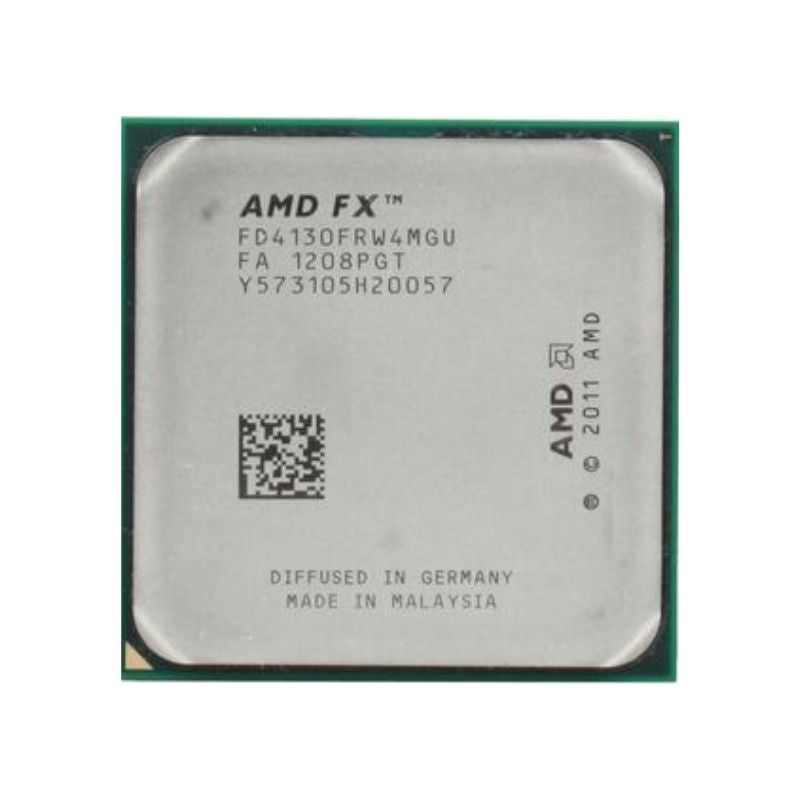 AMD FX-4130 Processor, 4 Cores, 4 Threads, 3.8 GHz (4.0 GHz Turbo), AM3+, 4MB Cache - Desktop CPU