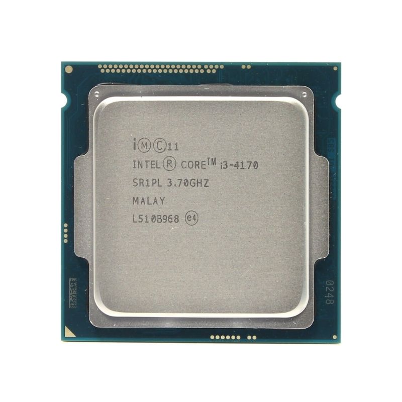 Intel Core i3-4170 Processor, 2 Cores, 4 Threads, 3.7 GHz, LGA 1150, 3MB Cache - Desktop CPU