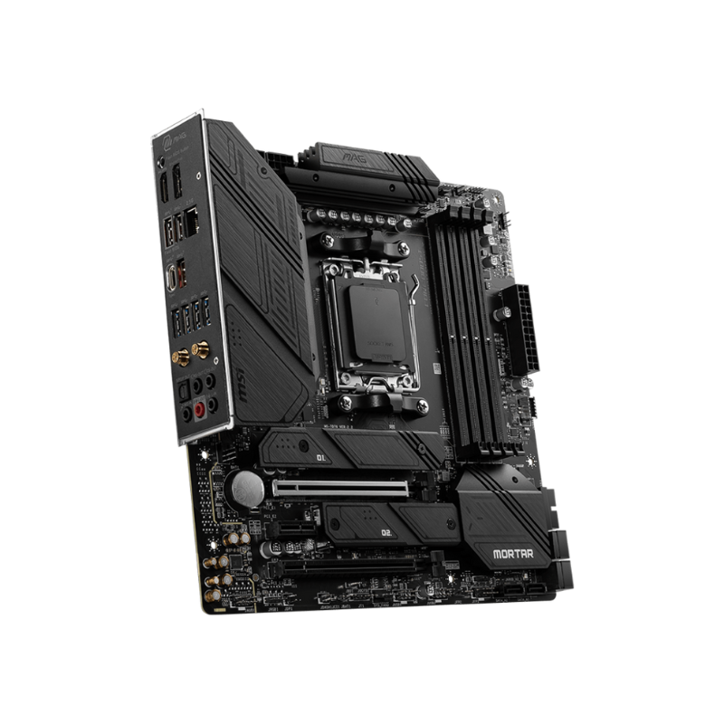 MSI B650M MORTAR WIFI Motherboard, AMD B650 Chipset, AM5 Socket, DDR5 Support, WiFi 6E