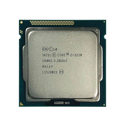 Intel Core i3-3220 Processor, 2 Cores, 4 Threads, 3.3 GHz, LGA 1155, 3MB Cache - Desktop CPU