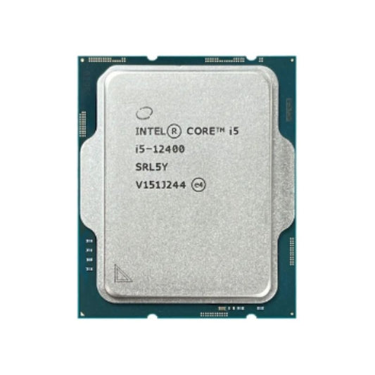 Intel Core i5-12400 Processor, 6 Cores, 12 Threads, 2.5 GHz (4.4 GHz Turbo), LGA 1700, 18MB Cache - Desktop CPU