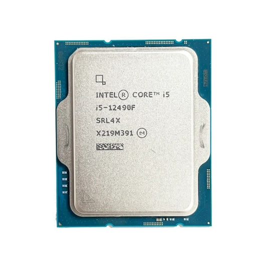 Intel Core i5-12490F Processor, 6 Cores, 12 Threads, 3.0 GHz (4.6 GHz Turbo), LGA 1700, 18MB Cache - Desktop CPU