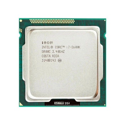 Intel Core i7-2600K Processor, 4 Cores, 8 Threads, 3.4 GHz (3.8 GHz Turbo), LGA 1155, 8MB Cache - Desktop CPU