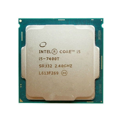 Intel Core i5-7400T Processor, 4 Cores, 4 Threads, 2.4 GHz (3.0 GHz Turbo), LGA 1151, 6MB Cache - Desktop CPU