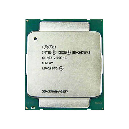 Intel Xeon E5-2678 v3 Processor, 12 Cores, 24 Threads, 2.5 GHz (3.3 GHz Turbo), LGA 2011-3, 30MB Cache - Server CPU