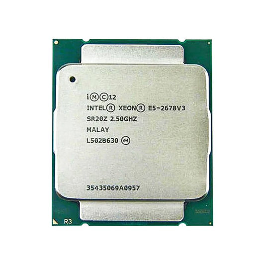 Intel Xeon E5-2678 v3 Processor, 12 Cores, 24 Threads, 2.5 GHz (3.3 GHz Turbo), LGA 2011-3, 30MB Cache - Server CPU