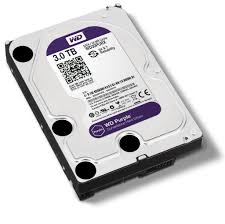 Refurbished Western Digital 3TB WD30PURX Purple SATA Hard Drive, 5400 RPM, 64MB Cache - Surveillance HDD