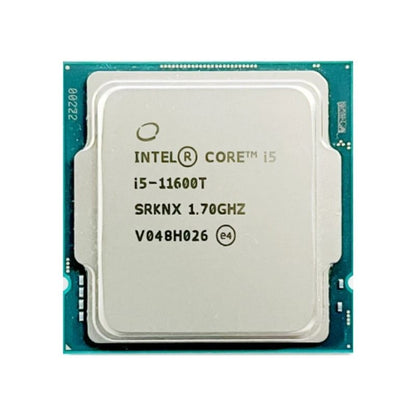 Intel Core i5-11600T Processor, 6 Cores, 12 Threads, 1.2 GHz (4.4 GHz Turbo), LGA 1200, 18MB Cache - Desktop CPU