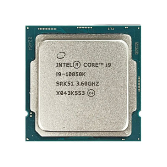 Intel Core i9-10850K Processor, 6 Cores, 12 Threads, 3.6 GHz (5.2 GHz Turbo), LGA 1200, 12MB Cache - Desktop CPU