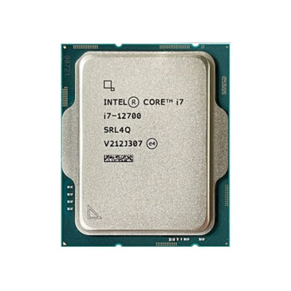 Intel Core i7-12700 Processor, 12 Cores, 20 Threads, 2.1 GHz (4.9 GHz Turbo), LGA 1700, 25MB Cache - Desktop CPU