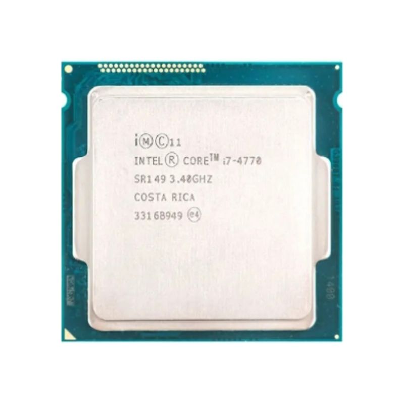 Intel Core i7-4770 Processor, 4 Cores, 8 Threads, 3.4 GHz (3.9 GHz Turbo), LGA 1150, 8MB Cache - Desktop CPU