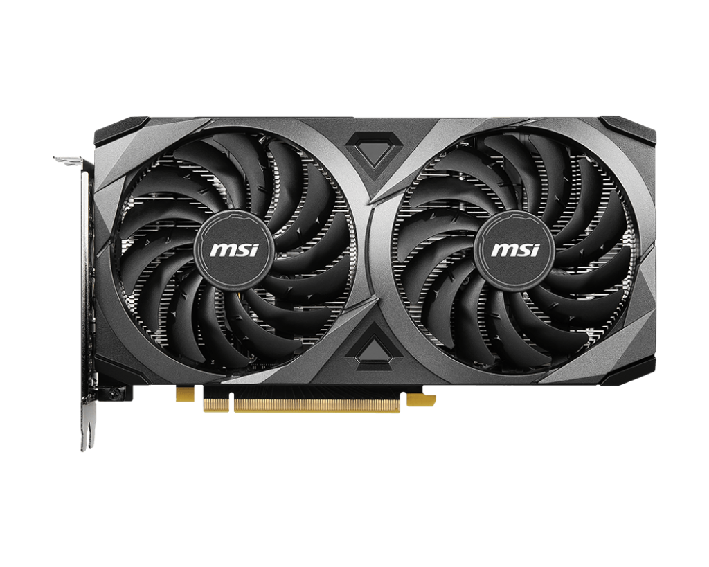 MSI GeForce RTX 3060 VENTUS 2X 12G OC, 12GB GDDR6, 1807 MHz Boost Clock, PCI Express 4.0, Dual Fan Cooling - Gaming Graphics Card