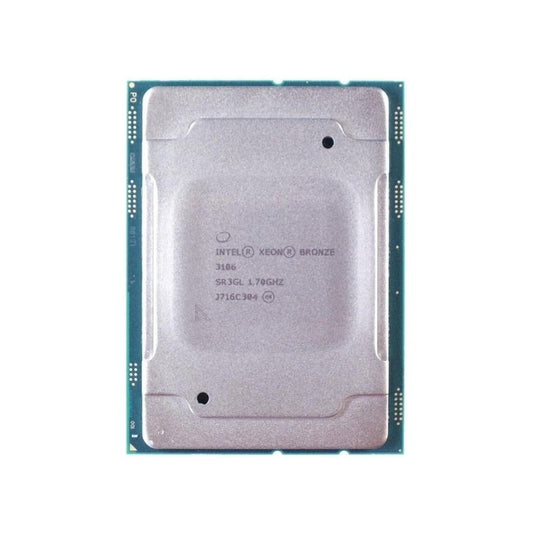 Intel Xeon Bronze 3106 Processor, 6 Cores, 6 Threads, 1.7 GHz, LGA 3647, 8.25MB Cache - Server CPU