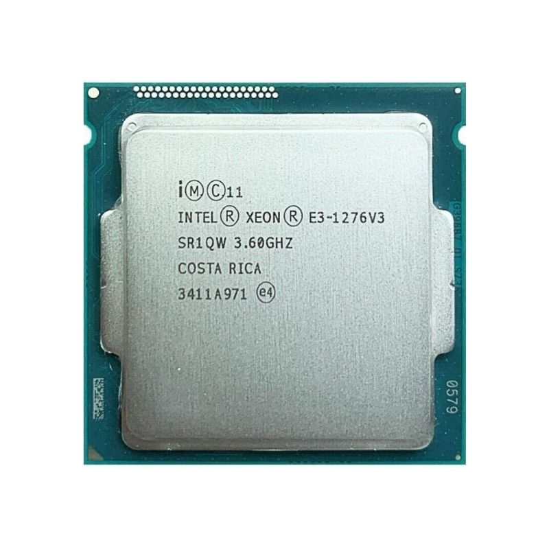 Intel Xeon E3-1276 v3 Processor, 4 Cores, 8 Threads, 3.6 GHz (4.0 GHz Turbo), LGA 1150, 8MB Cache - Server CPU