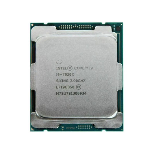 Intel Core i9-7920X Processor, 12 Cores, 24 Threads, 2.9 GHz (4.3 GHz Turbo), Socket 2066, 16.5MB Cache - Desktop CPU