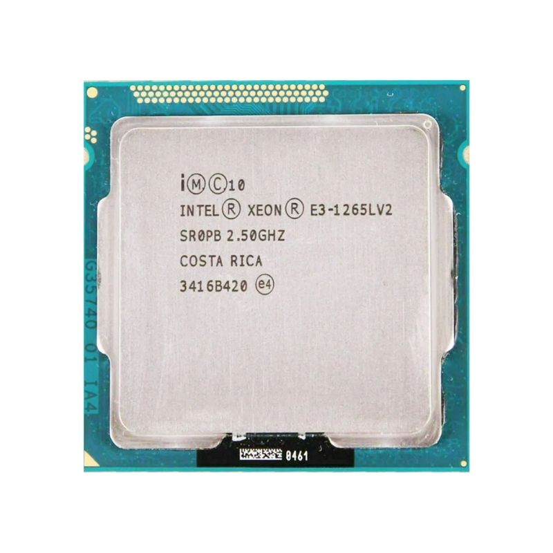 Intel Xeon E3-1265L v2 Processor, 4 Cores, 8 Threads, 2.5 GHz (3.3 GHz Turbo), LGA 1155, 6MB Cache - Server CPU