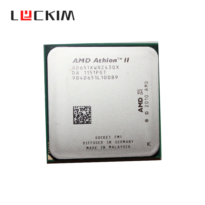 AMD Athlon II X4 651 Processor, 4 Cores, 4 Threads, 3.0 GHz, Socket FM1, 4MB Cache - Desktop CPU